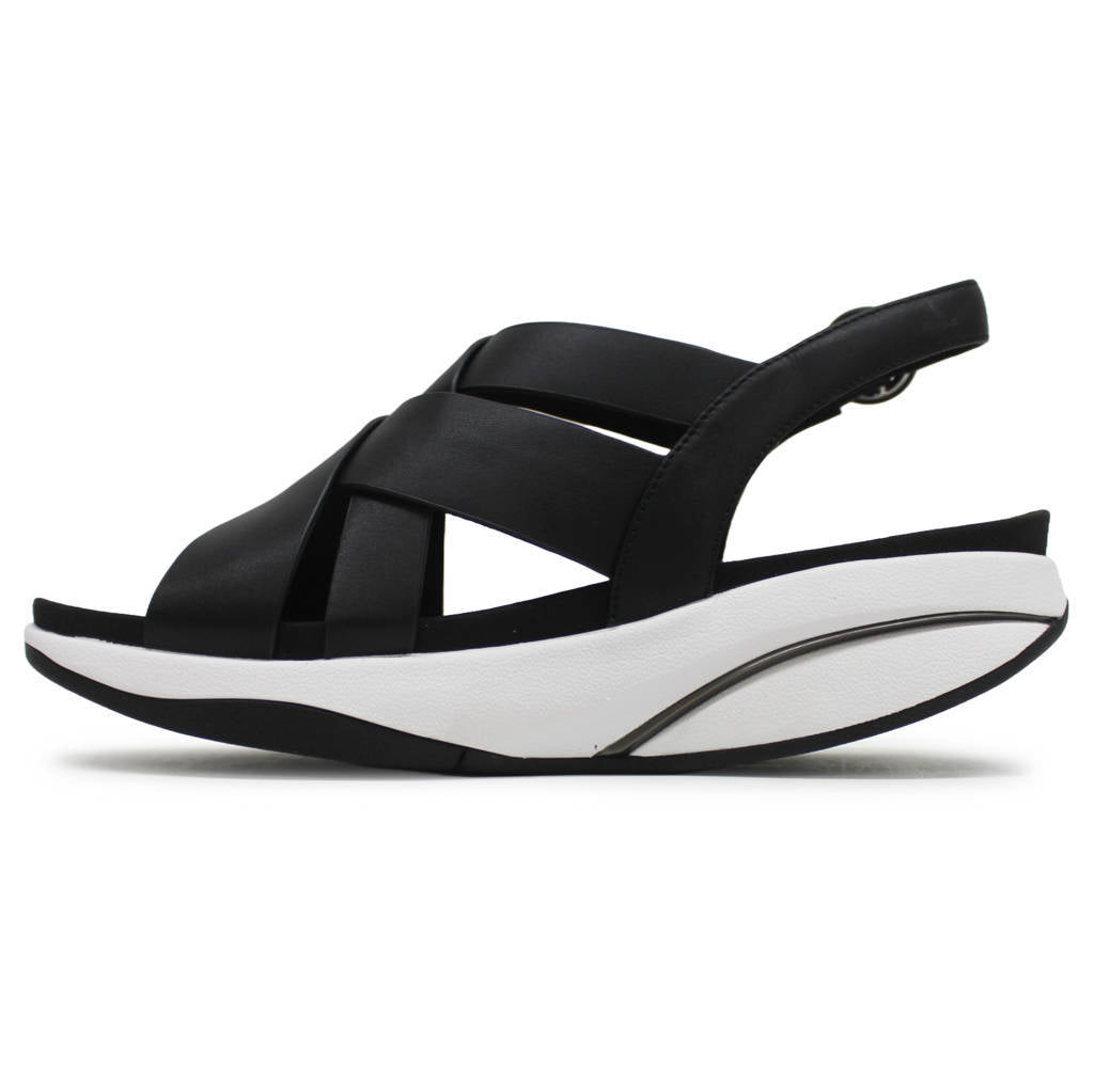 MBT Mugi Nappa Leather Womens Sandals#color_black