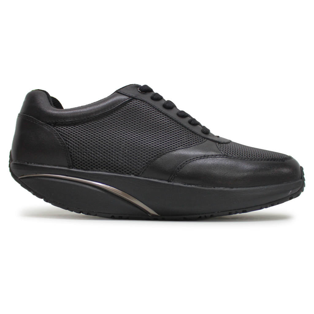 MBT Nafasi 5 Nappa Leather Womens Trainers#color_black black