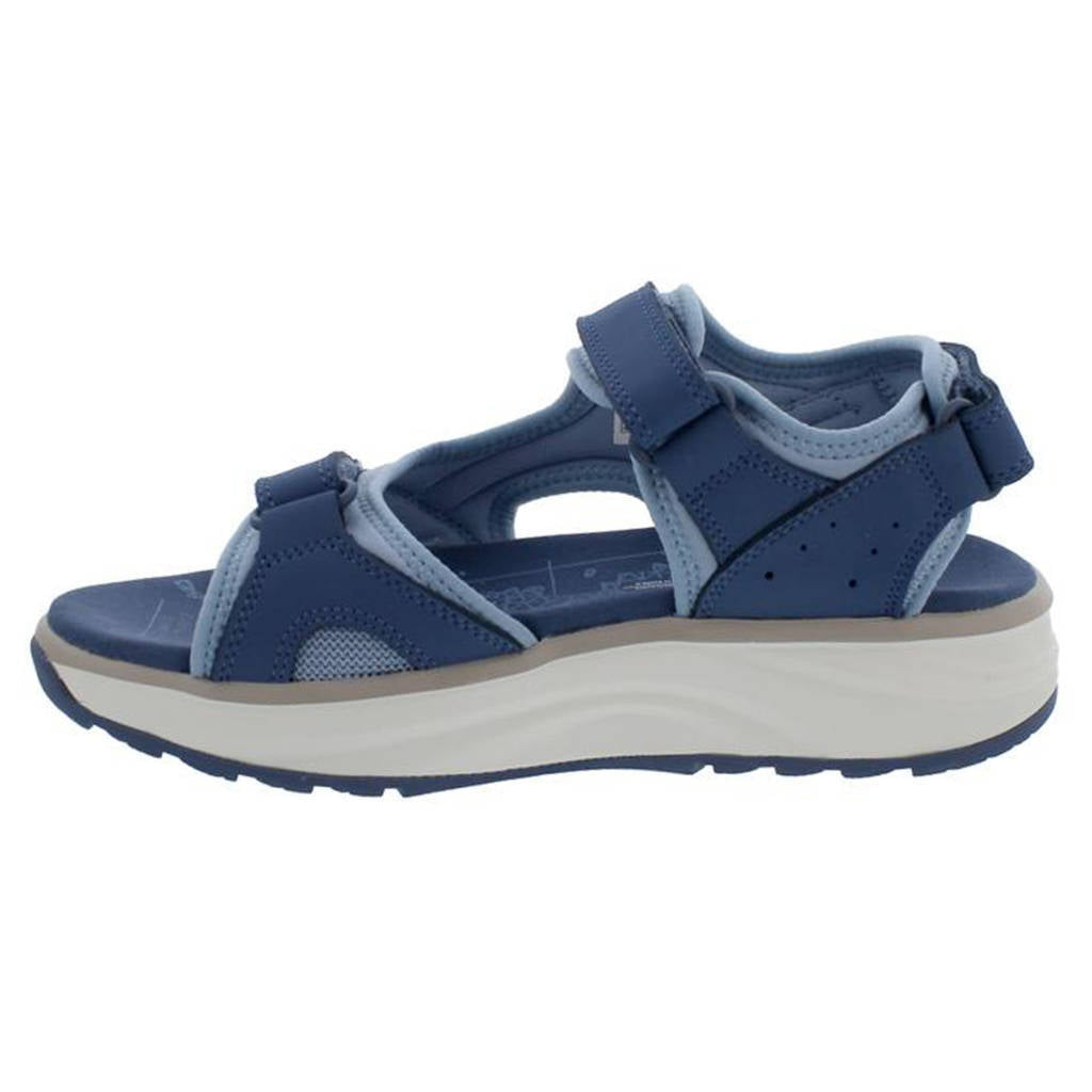 Joya Komodo Leather Textile Womens Sandals#color_blue