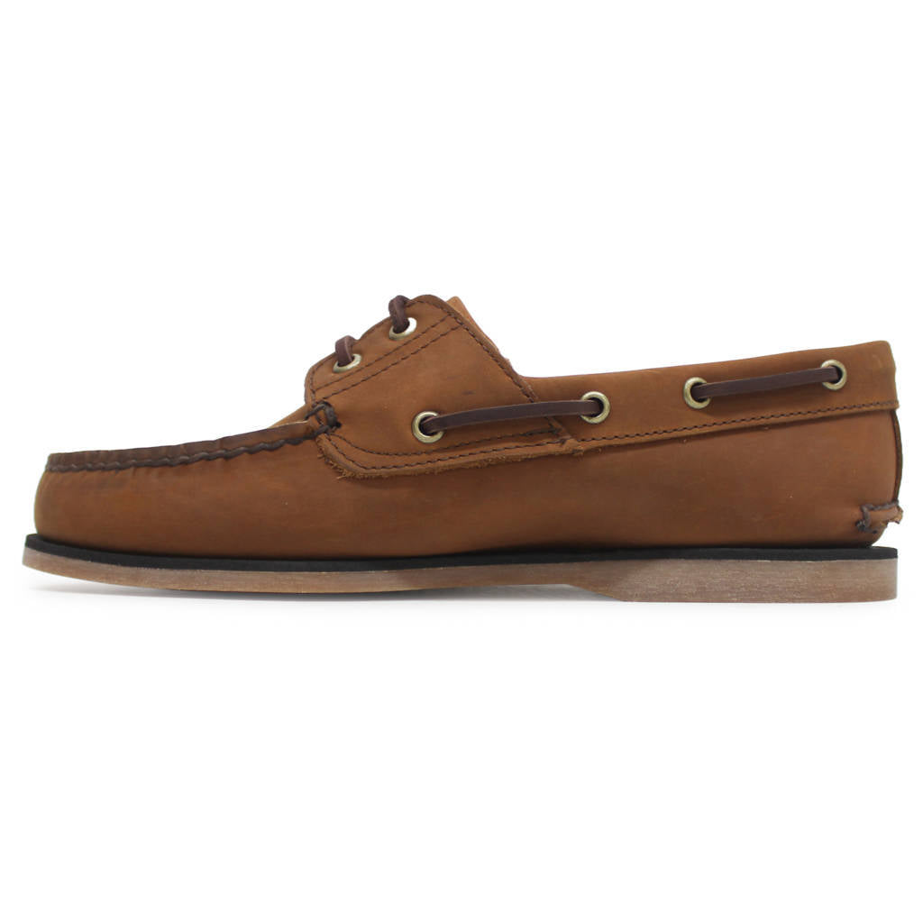 Timberland Classic Boat Full Grain Leather Mens Shoes#color_medium brown