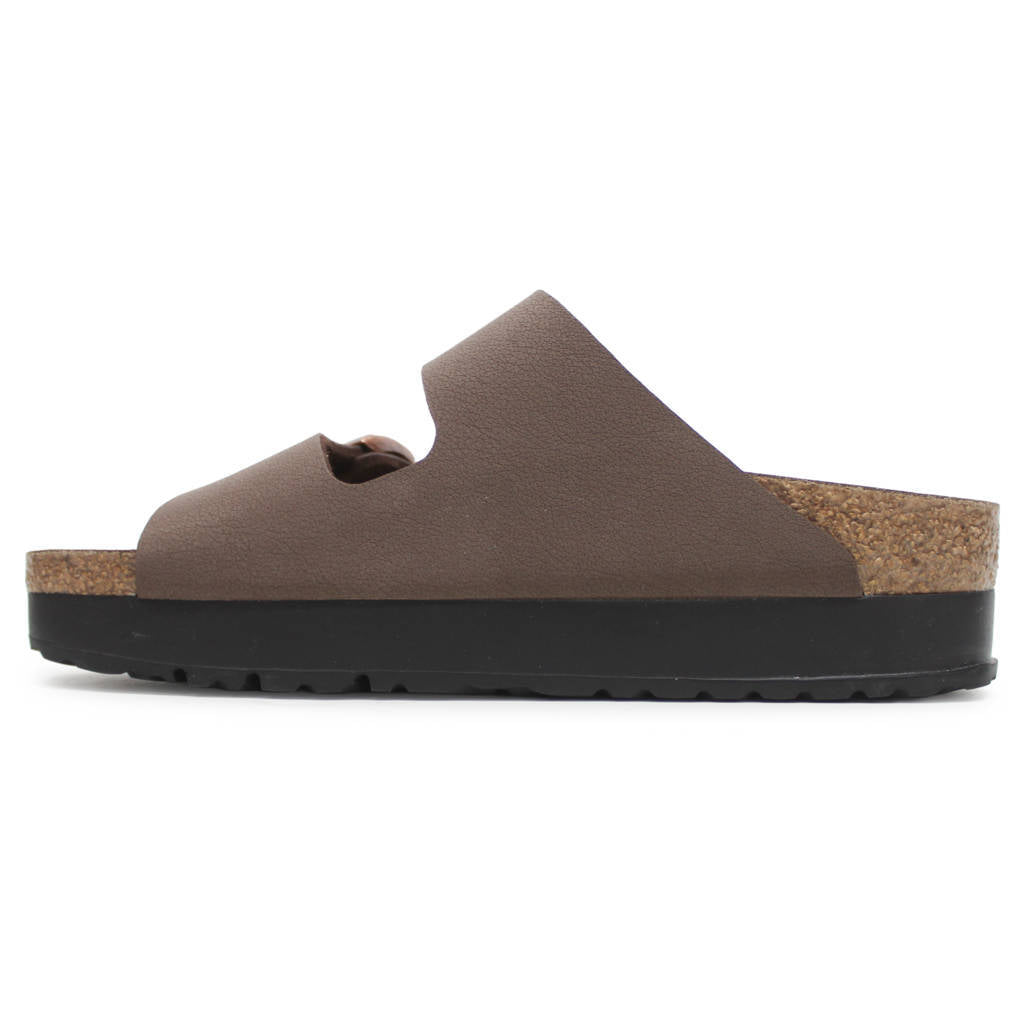 Papillio Arizona PAP Flex Platform Birko-Flor Unisex Sandals#color_mocca