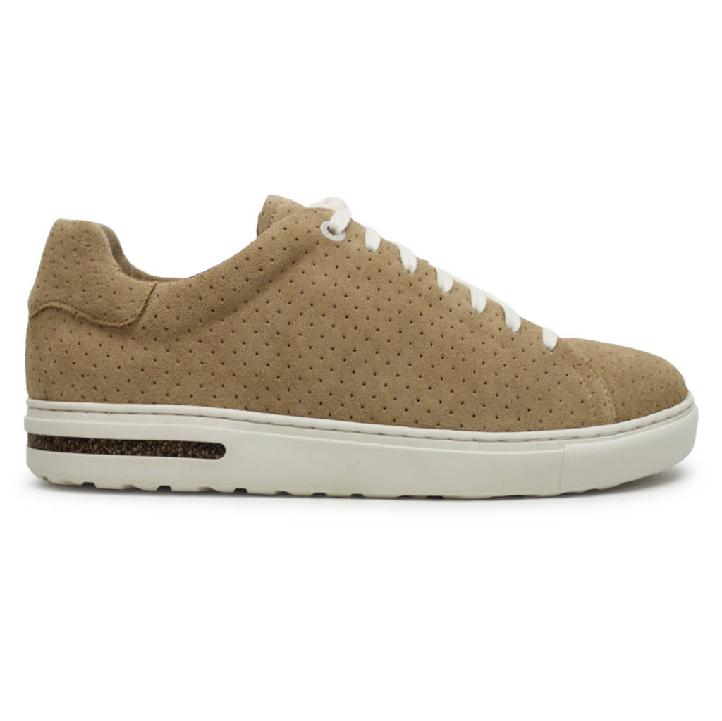 Birkenstock Bend Low Dotted Suede Leather Unisex Trainers#color_new beige