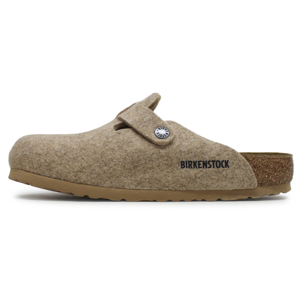 Birkenstock Boston BS Wool Felt Unisex Sandals#color_sandcastle