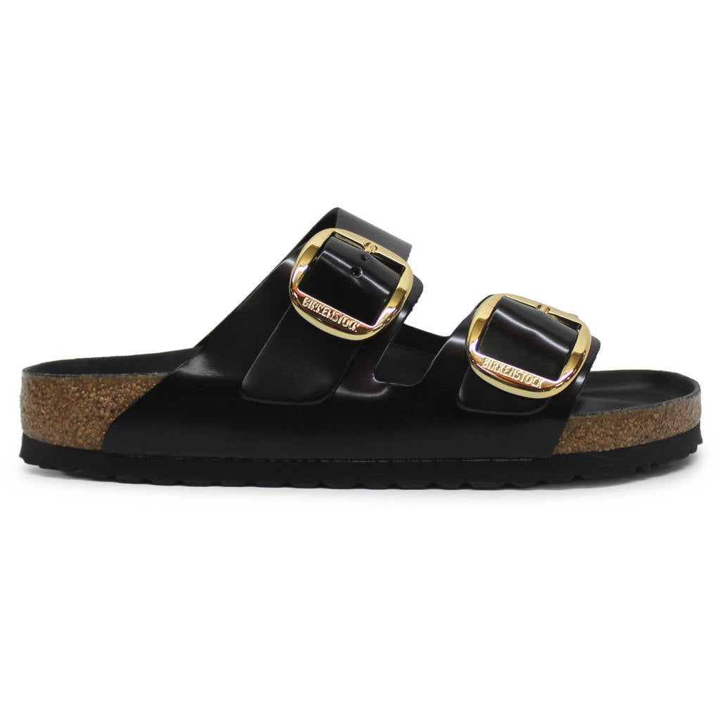 Birkenstock Arizona Big Buckle Patent Leather Unisex Sandals#color_high shine black