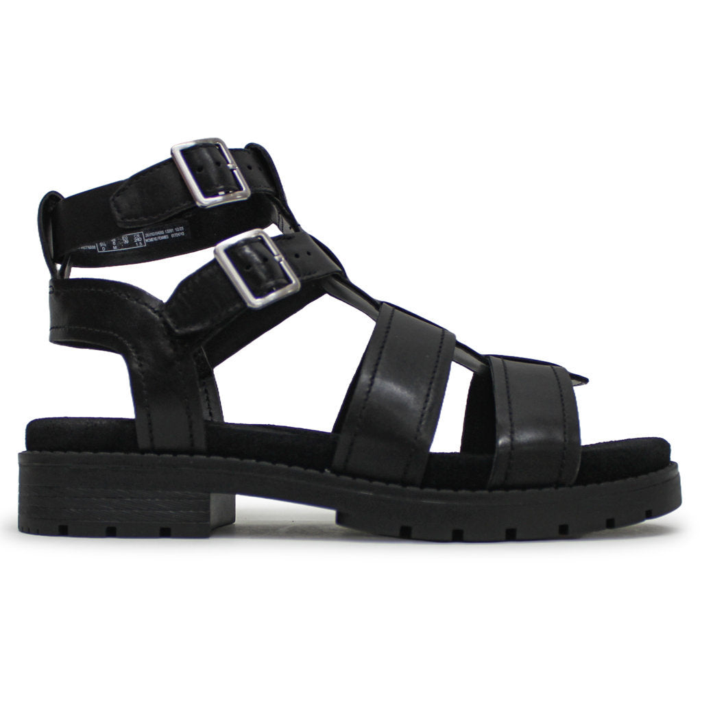 Clarks Orinoco Cove Leather Women's Sandals#color_black