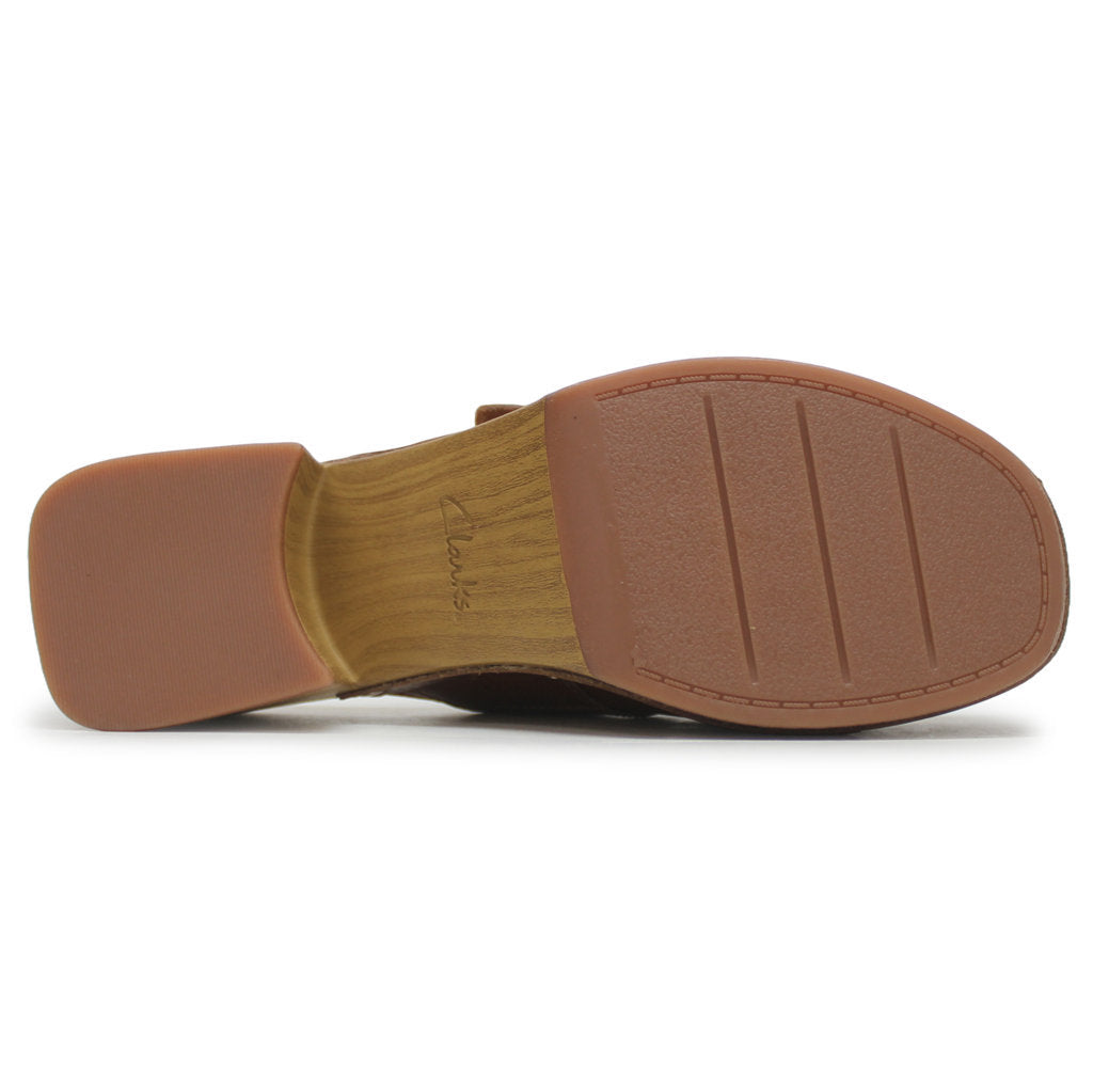 Clarks Sivanne Sun Leather Women's Sandals#color_tan