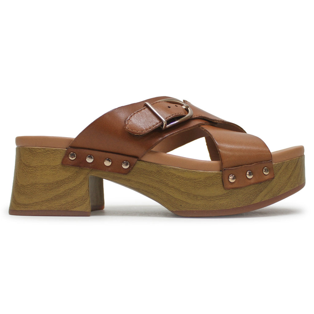 Clarks Sivanne Walk Leather Women's Sandals#color_tan