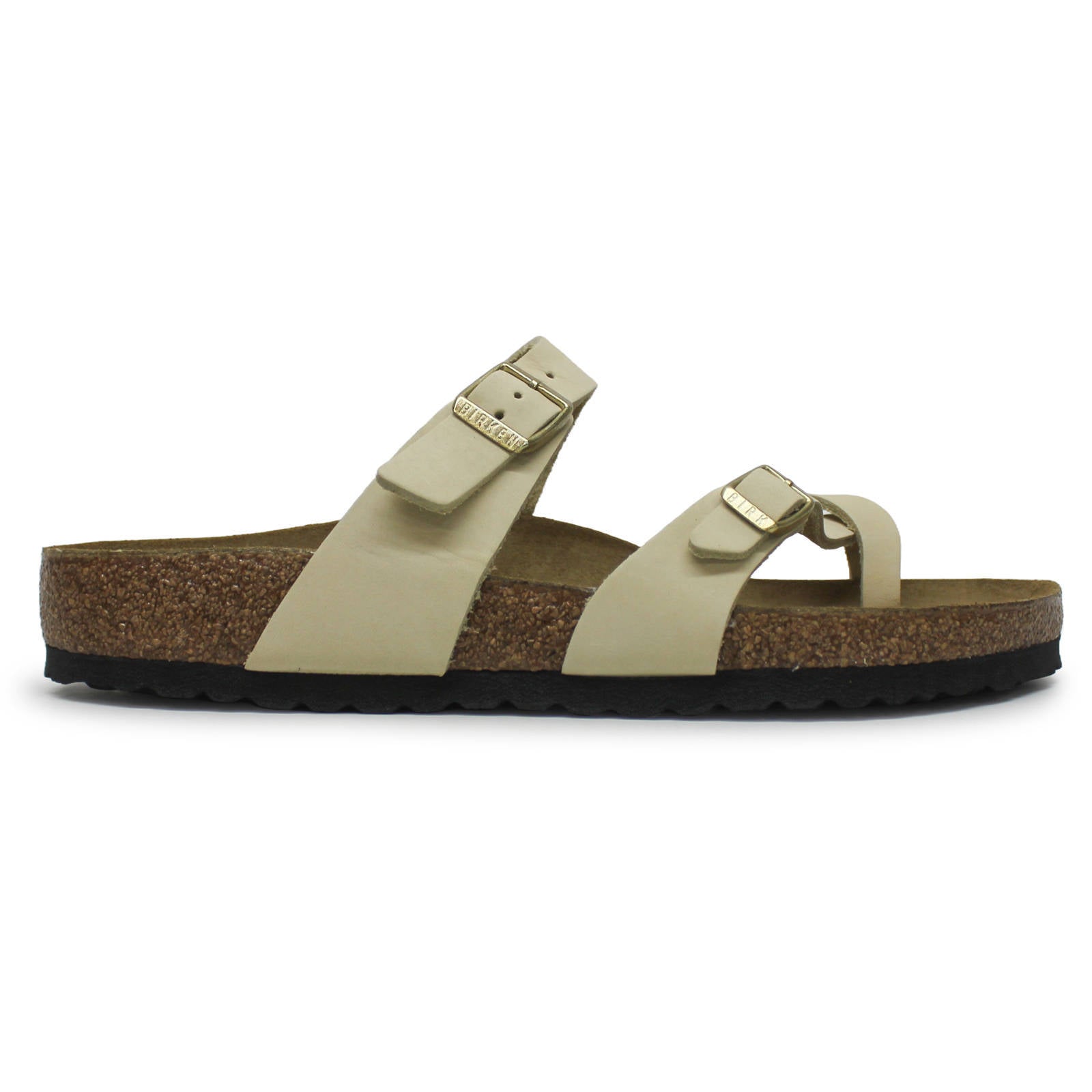 Birkenstock Mayari Nubuck Leather Unisex Sandals#color_ecru