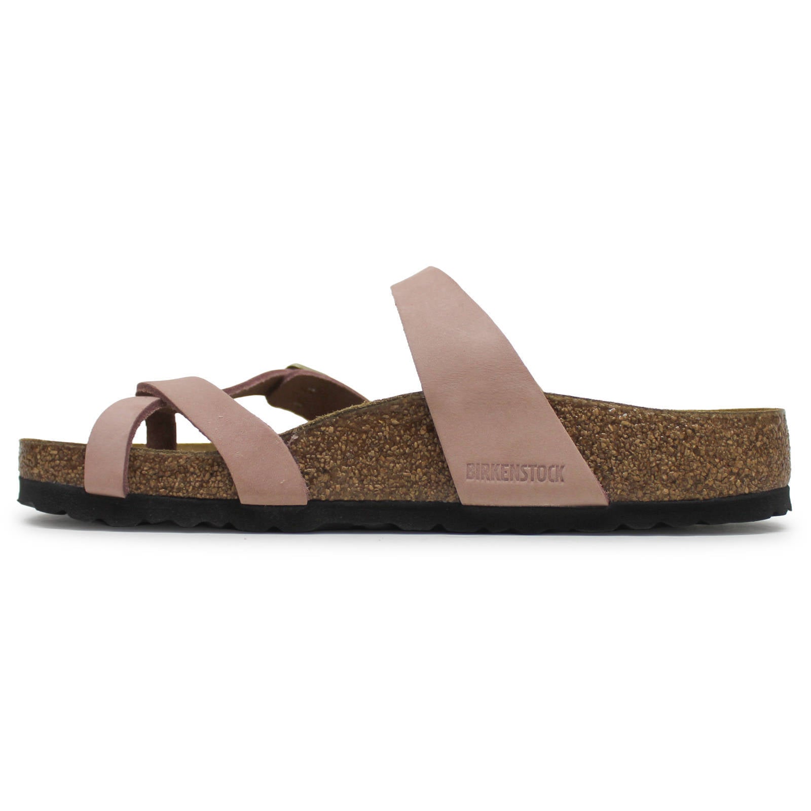 Birkenstock Mayari Nubuck Leather Unisex Sandals#color_soft pink