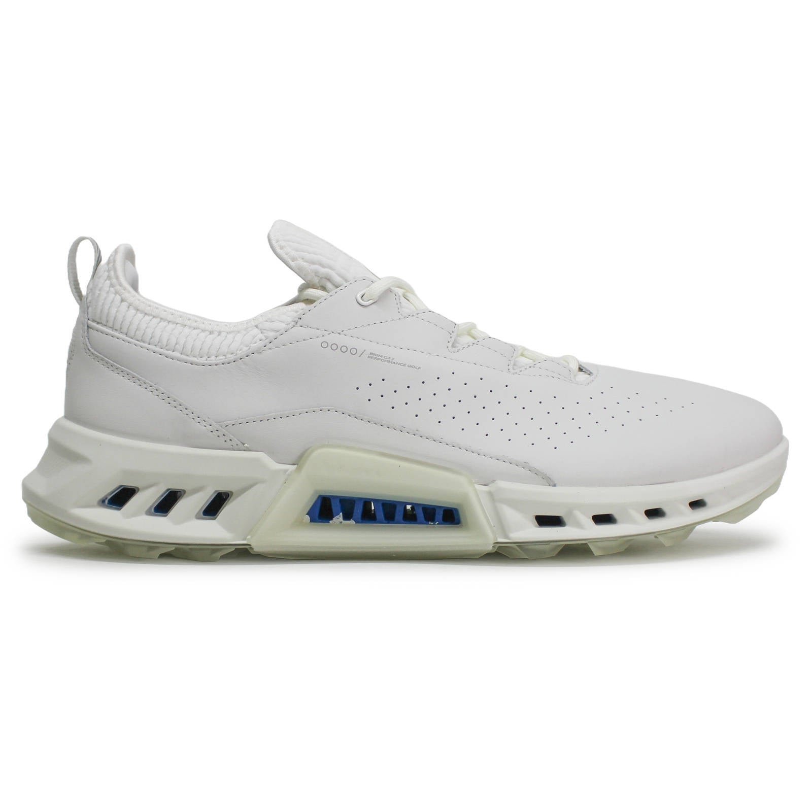 Ecco Golf Biom C4 Leather Textile Mens Trainers#color_white