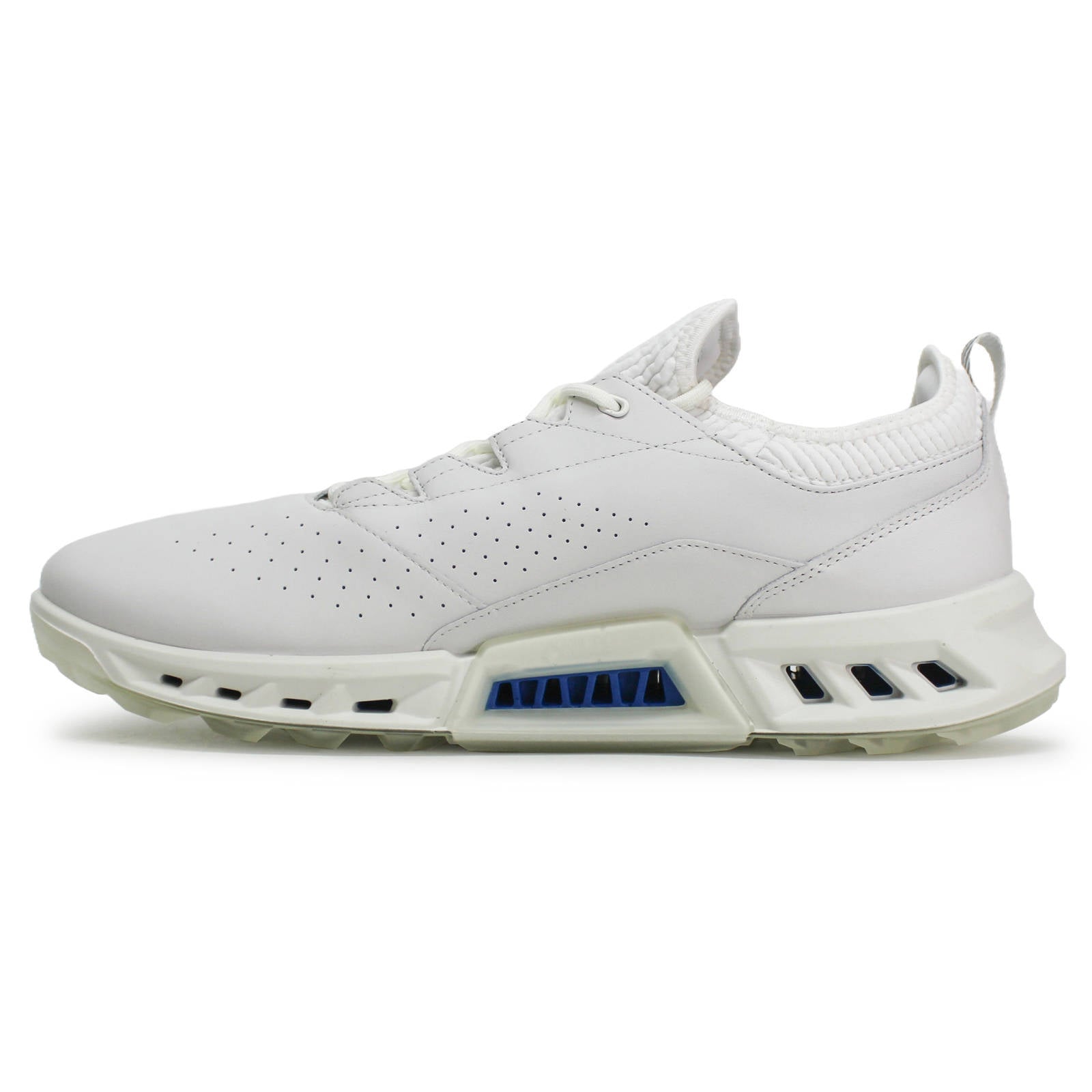 Ecco Golf Biom C4 Leather Textile Mens Trainers#color_white