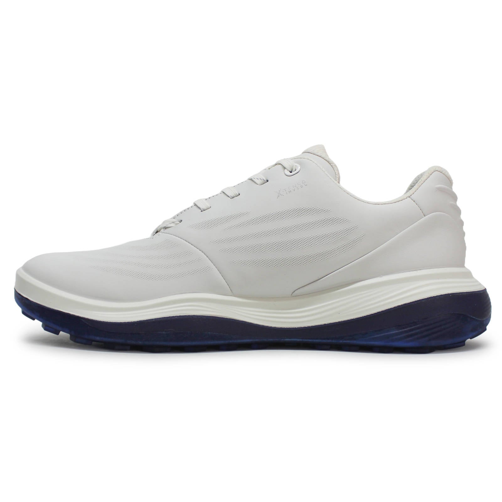 Ecco Golf LT1 Leather Mens Trainers#color_white white