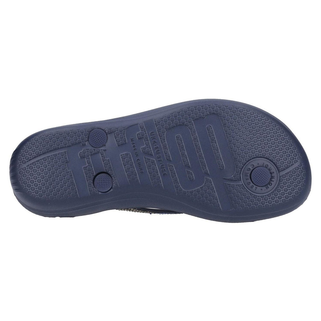 FitFlop Iqushion Ombre Sparkle Synthetic Womens Sandals#color_midnight navy