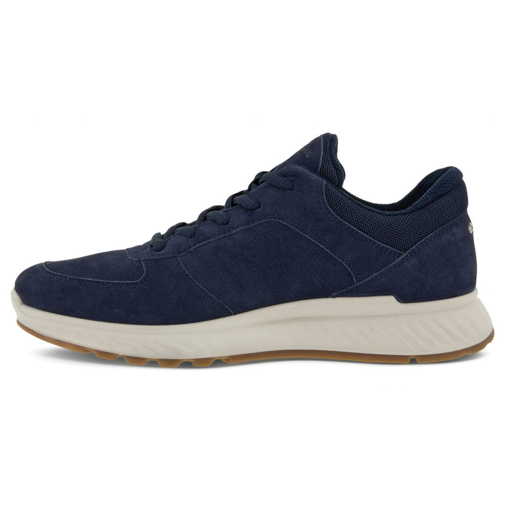 Ecco Exostride Nubuck Leather Womens Trainers#color_night sky