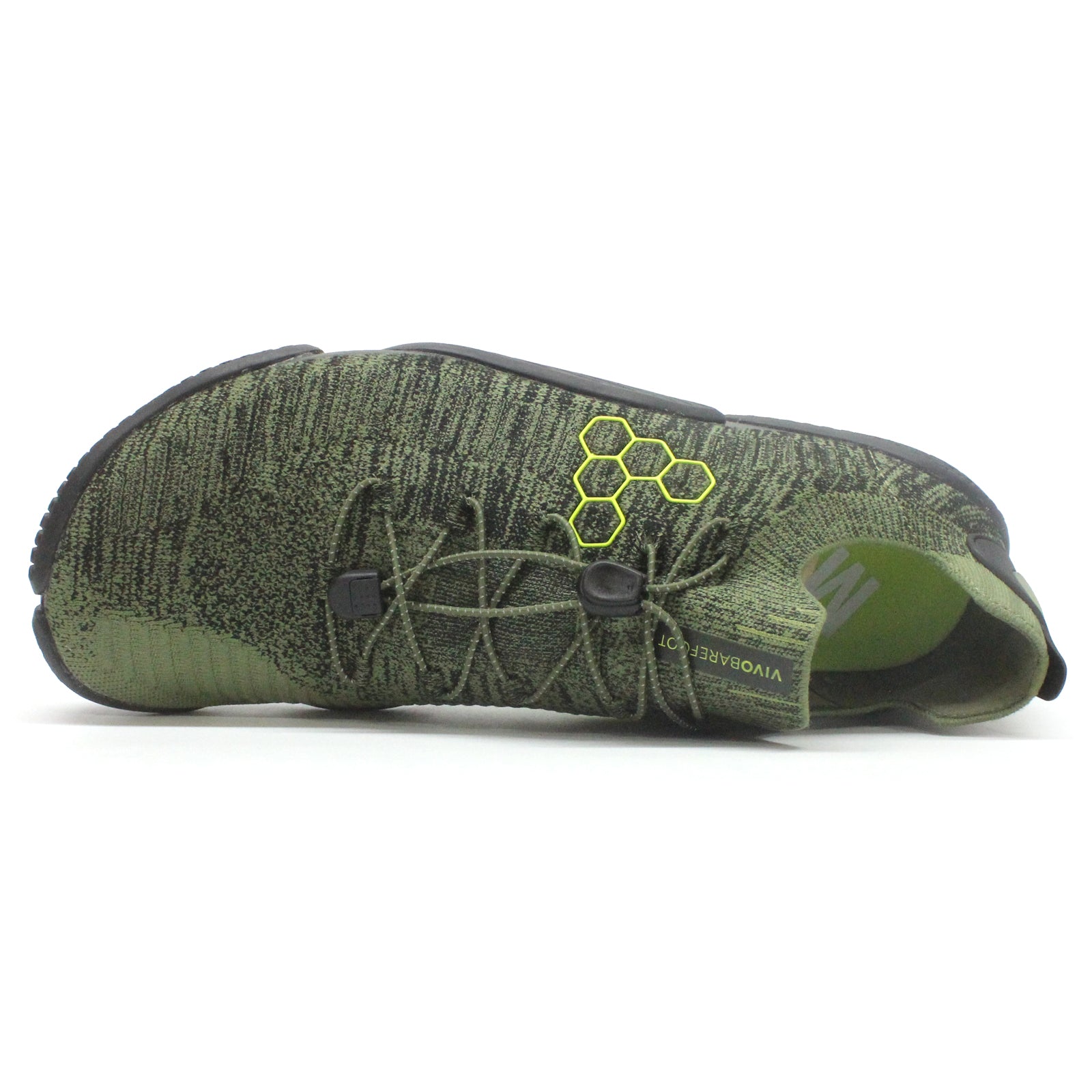 Vivobarefoot M Flex Textile Synthetic Womens Trainers#color_forest green acid lime