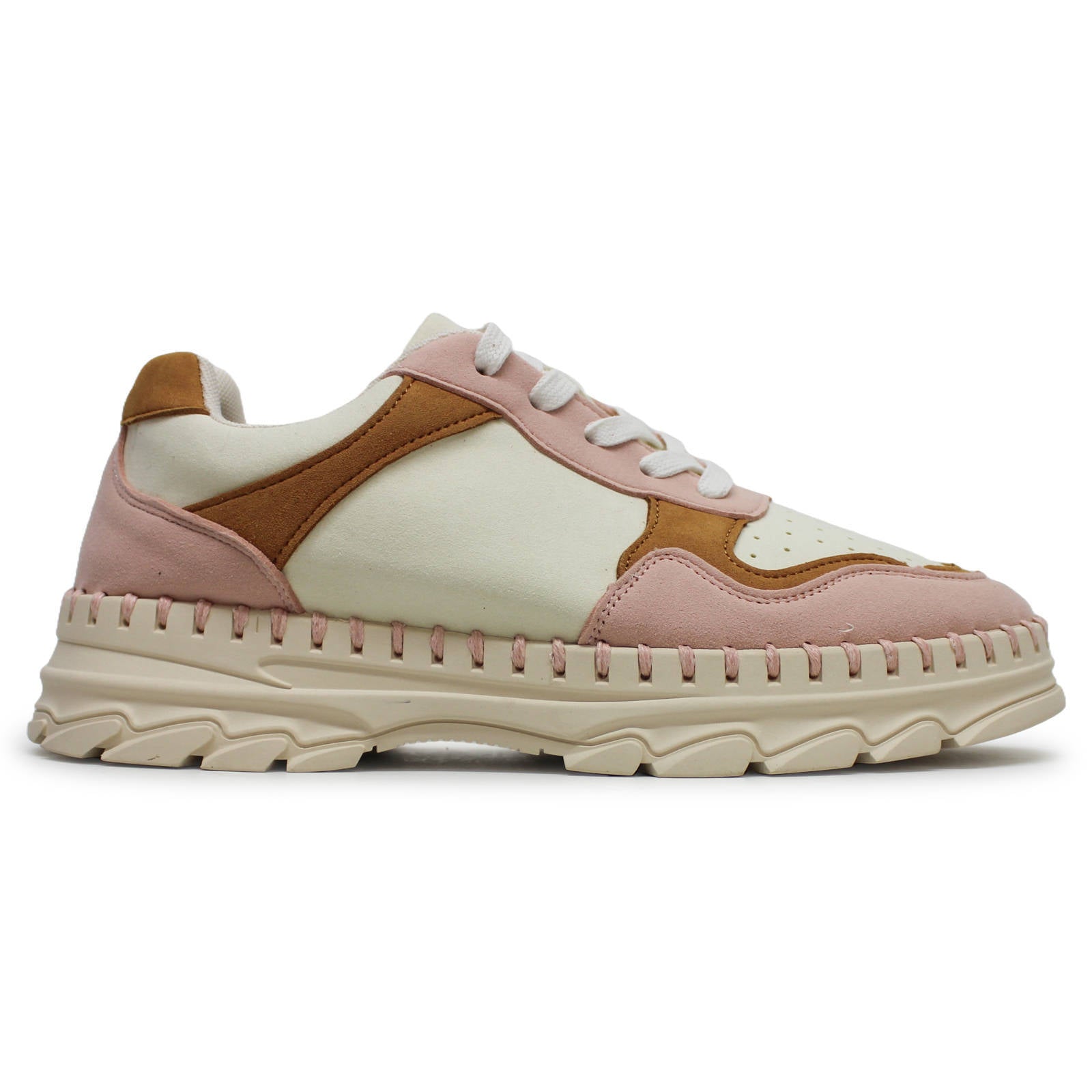 Ilse Jacobsen Tulip 4093 Textile Synthetic Womens Trainers#color_milk creme