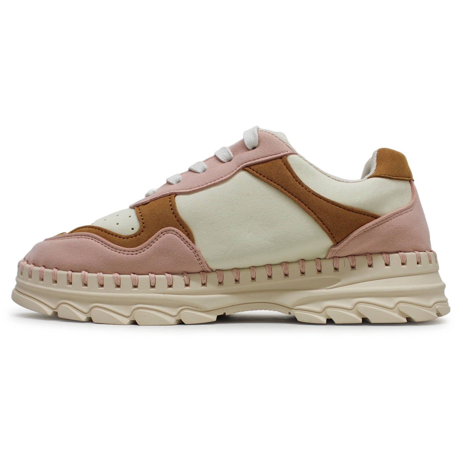 Ilse Jacobsen Tulip 4093 Textile Synthetic Womens Trainers#color_milk creme