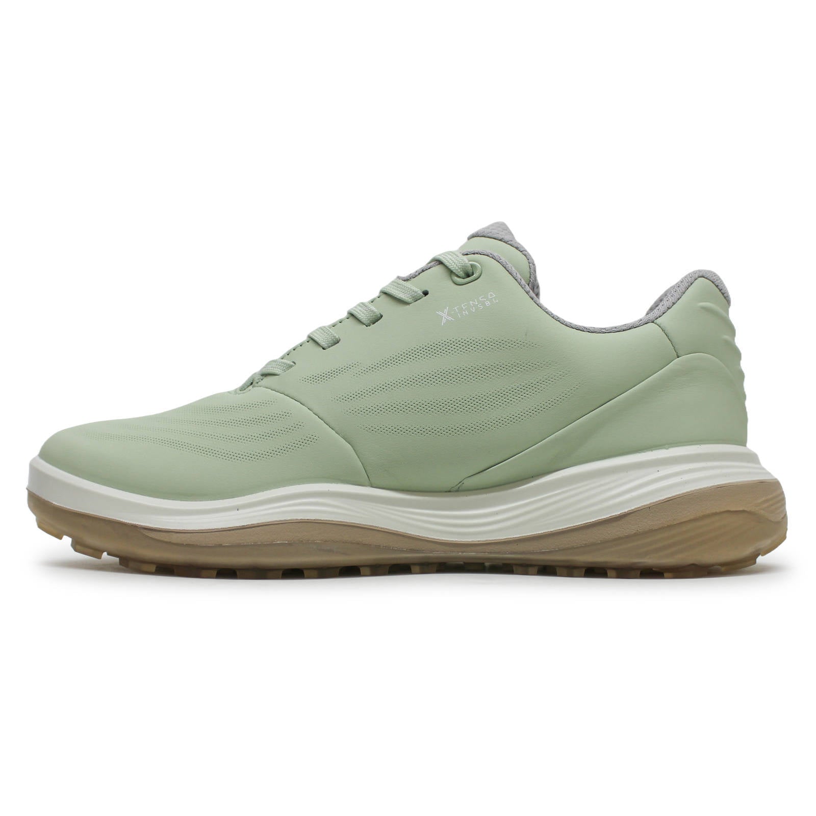 Ecco Golf LT1 Leather Womens Trainers#color_matcha