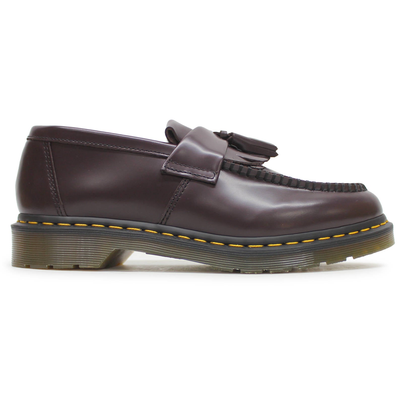 Dr. Martens Adrian YS Smooth Leather Unisex Shoes#color_burgundy