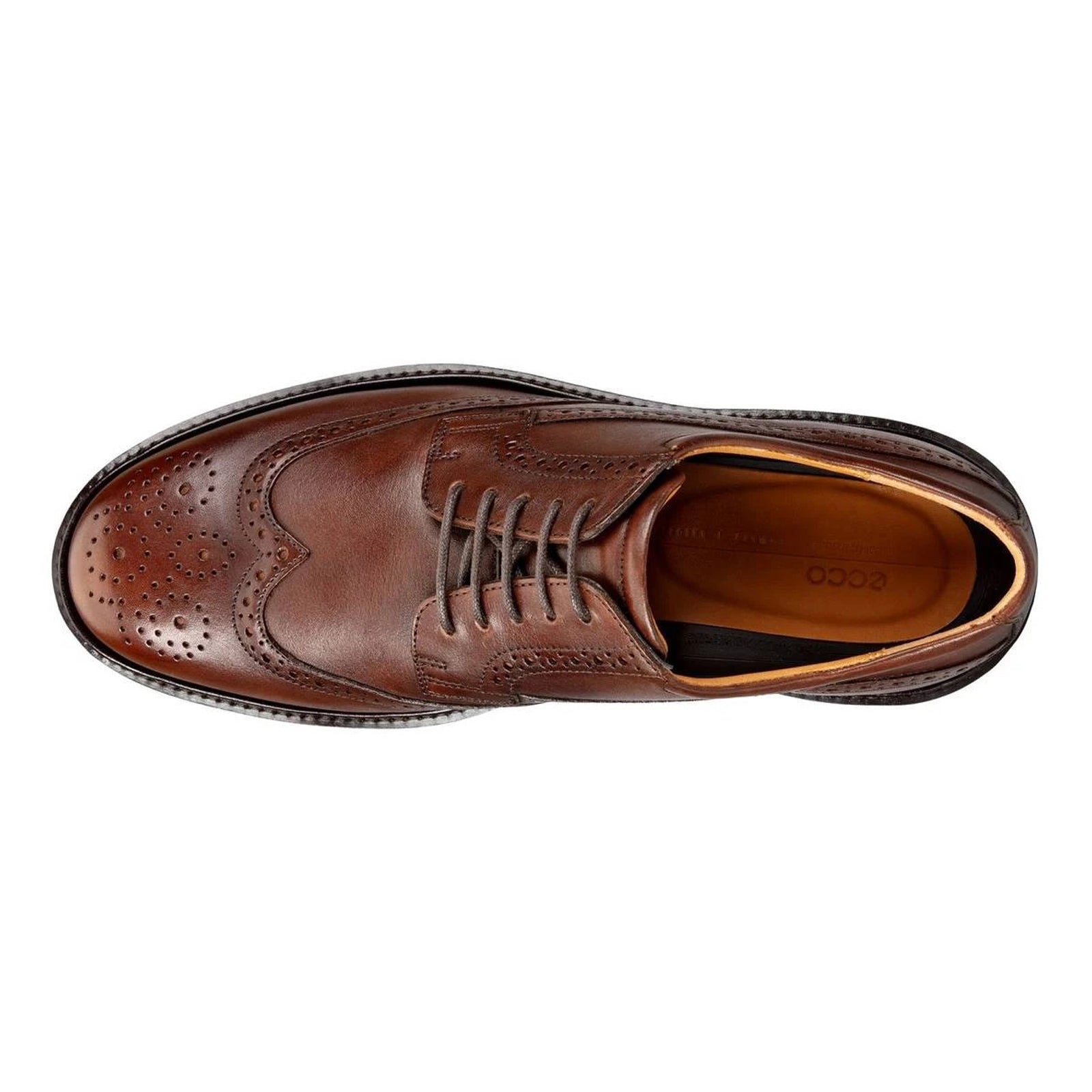 Ecco Metropole London 525614 Full Grain Leather Mens Shoes#color_cognac