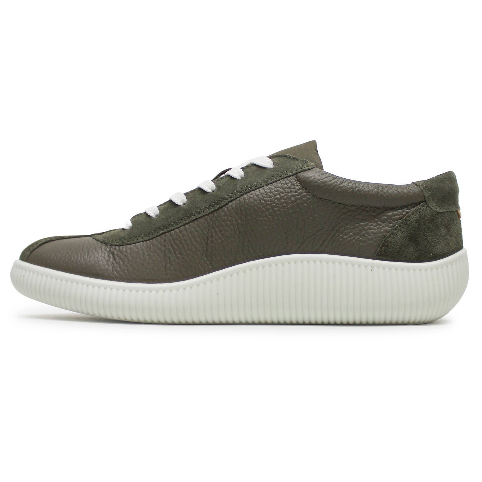 Ecco Soft Zero Leather Mens Shoes#color_tarmac tarmac