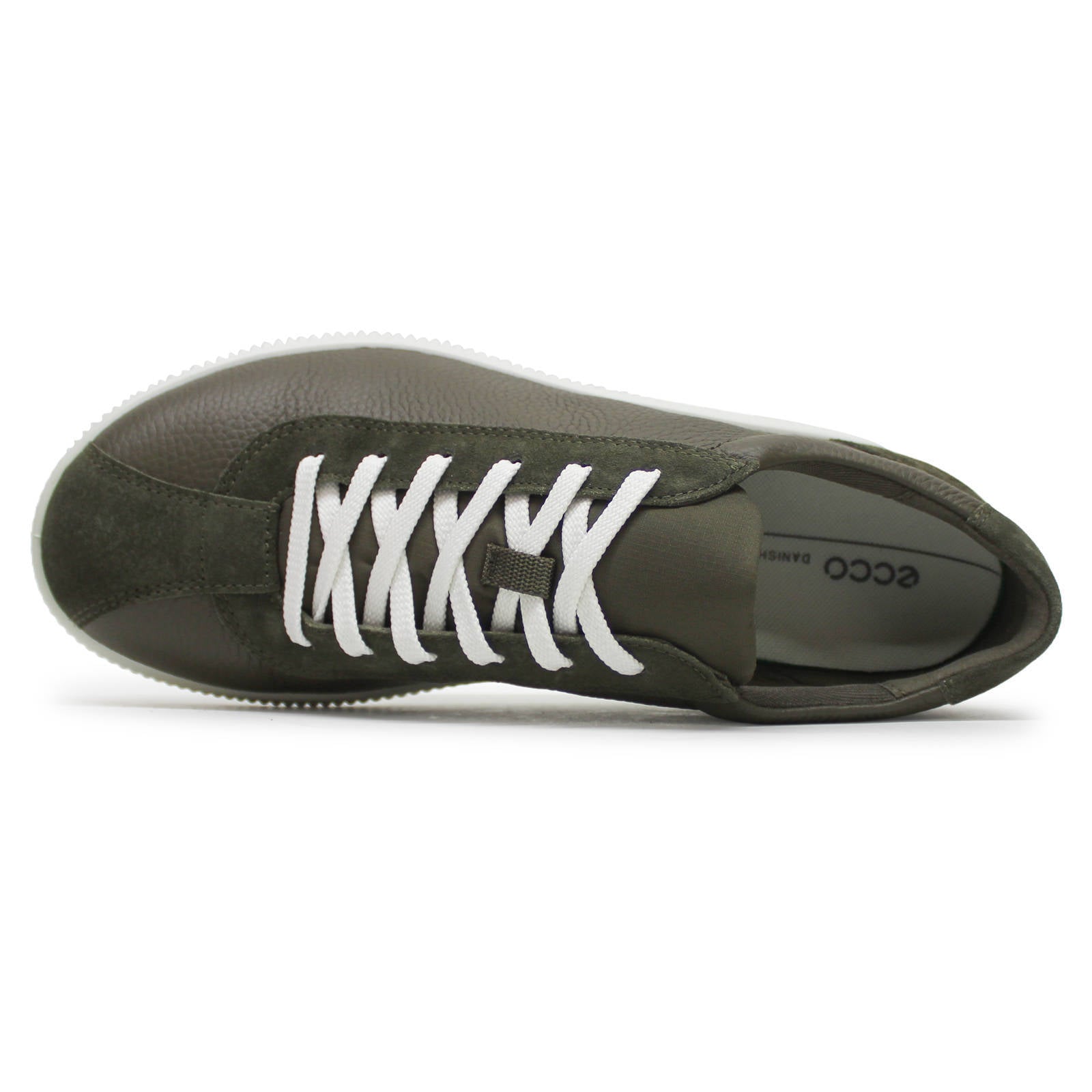 Ecco Soft Zero Leather Mens Shoes#color_tarmac tarmac