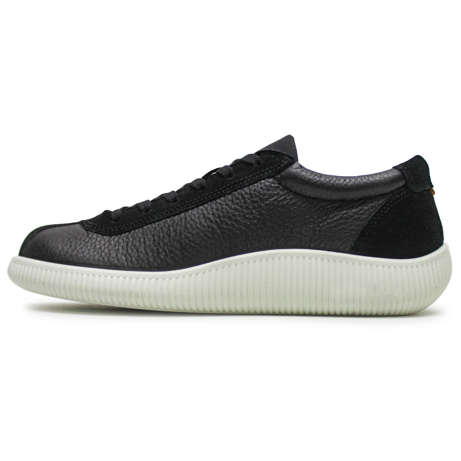 Ecco Soft Zero Leather Womens Shoes#color_black black