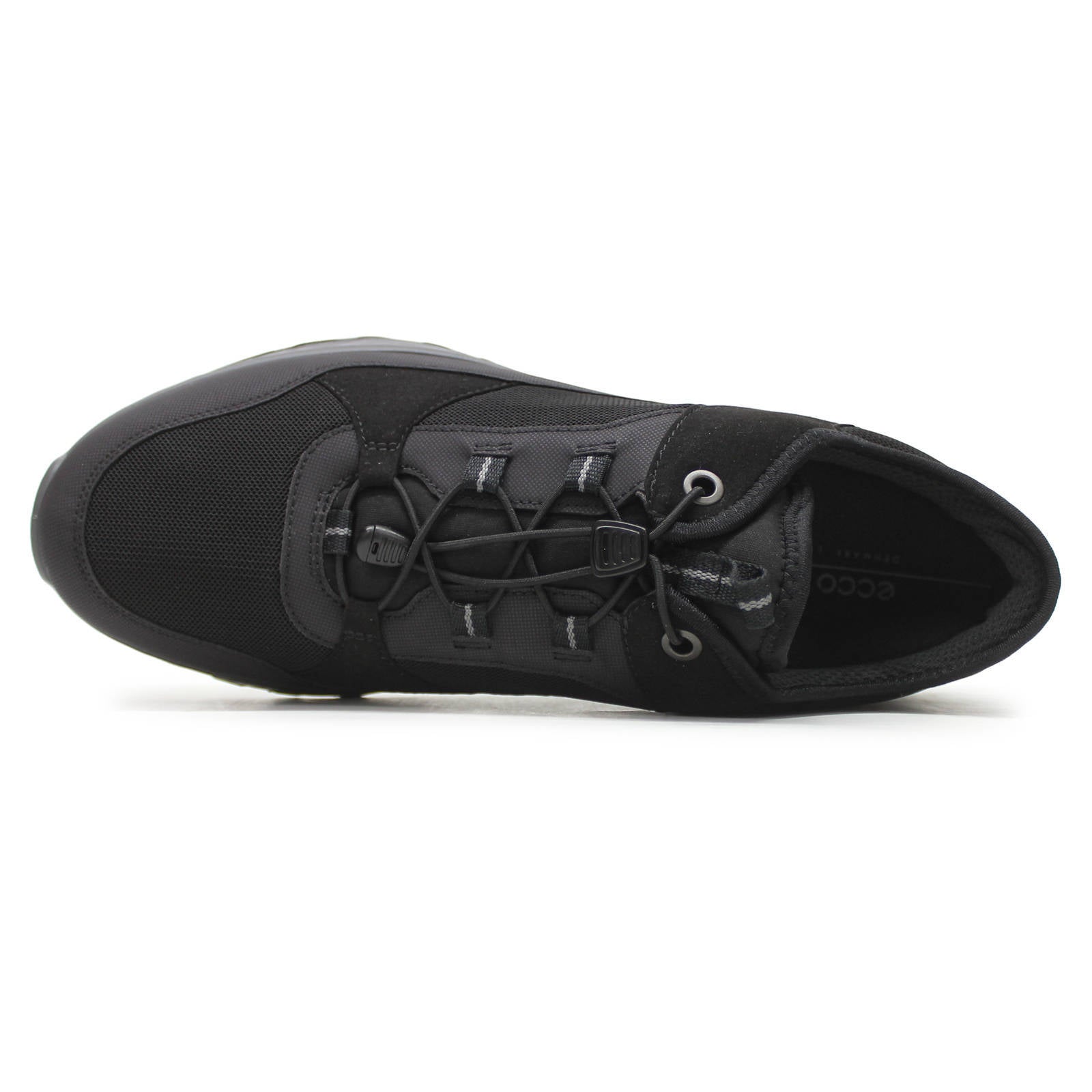 Ecco Exostride Synthetic Textile Mens Trainers#color_black