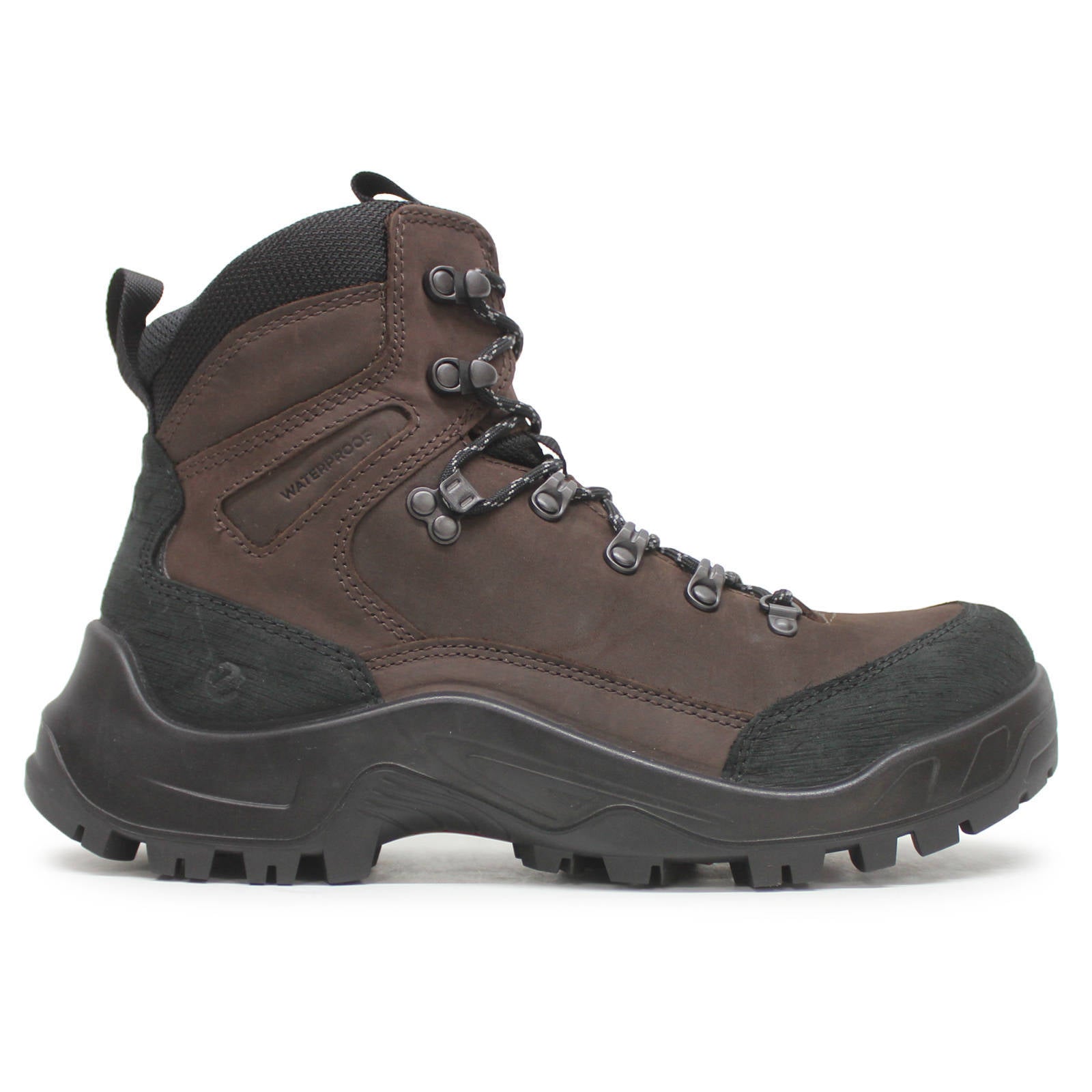 Ecco Offroad 822434 Nubuck Textile Mens Boots#color_black mocha