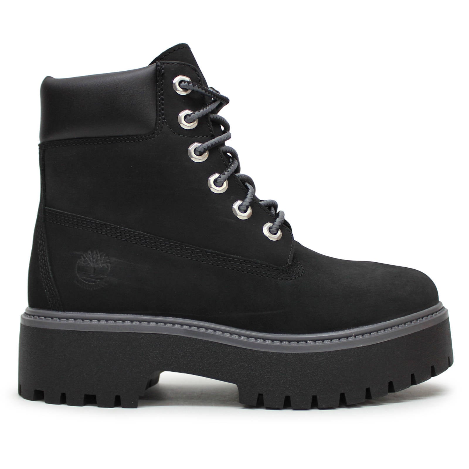 Timberland Stone Street Leather Womens Boots#color_jet black