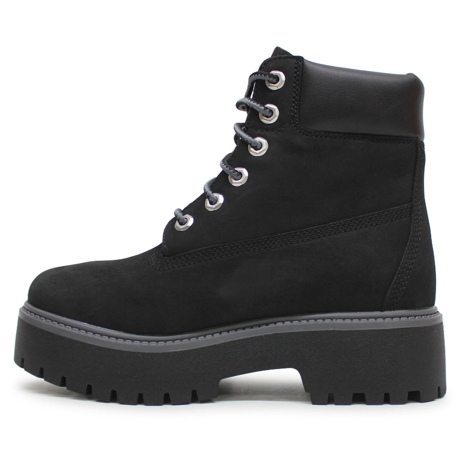 Timberland Stone Street Leather Womens Boots#color_jet black