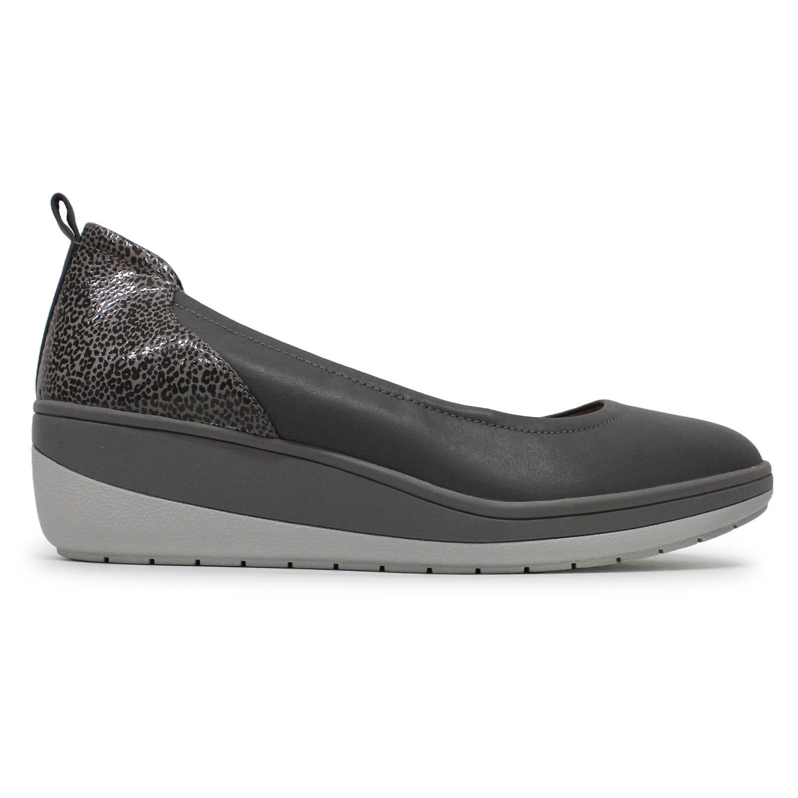 Vionic Jacey Leather Womens Shoes#color_charcoal