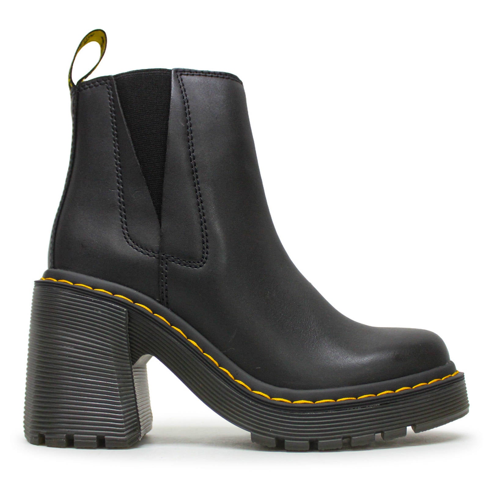 Dr. Martens Spence Sendal Leather Womens Boots#color_black