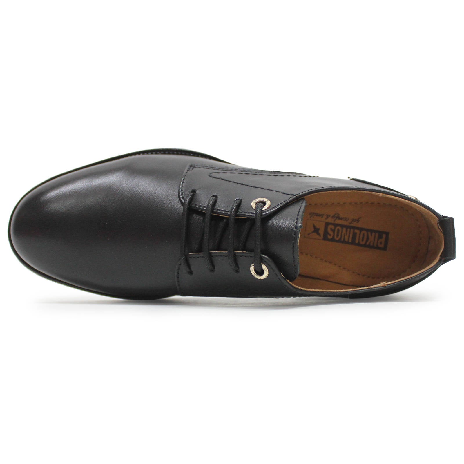 Pikolinos Puertollano Leather Womens Shoes#color_black