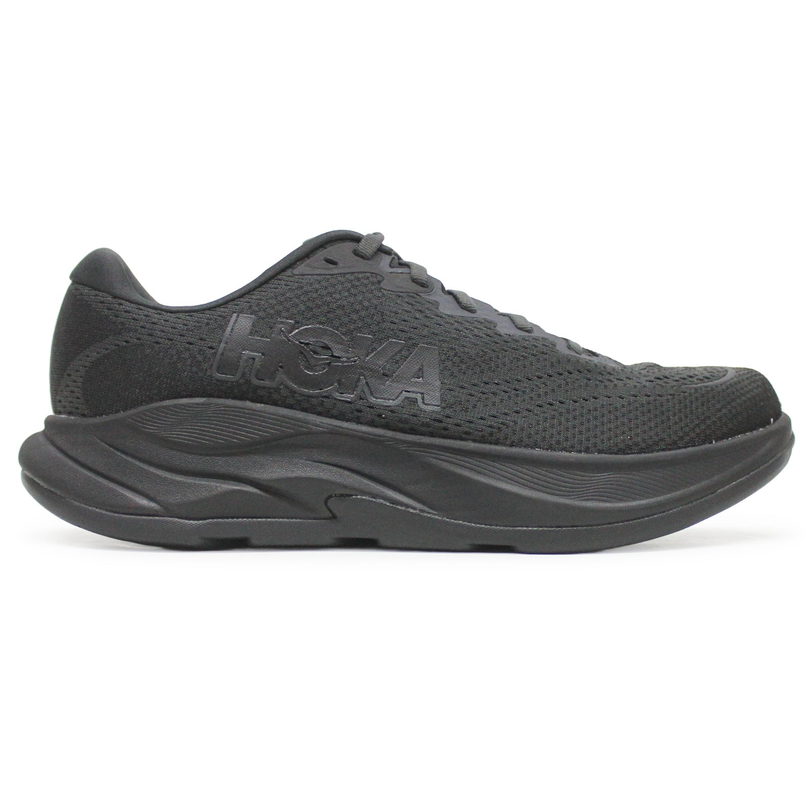 Hoka Rincon 4 Synthetic Textile Men's Running Shoes#color_black black