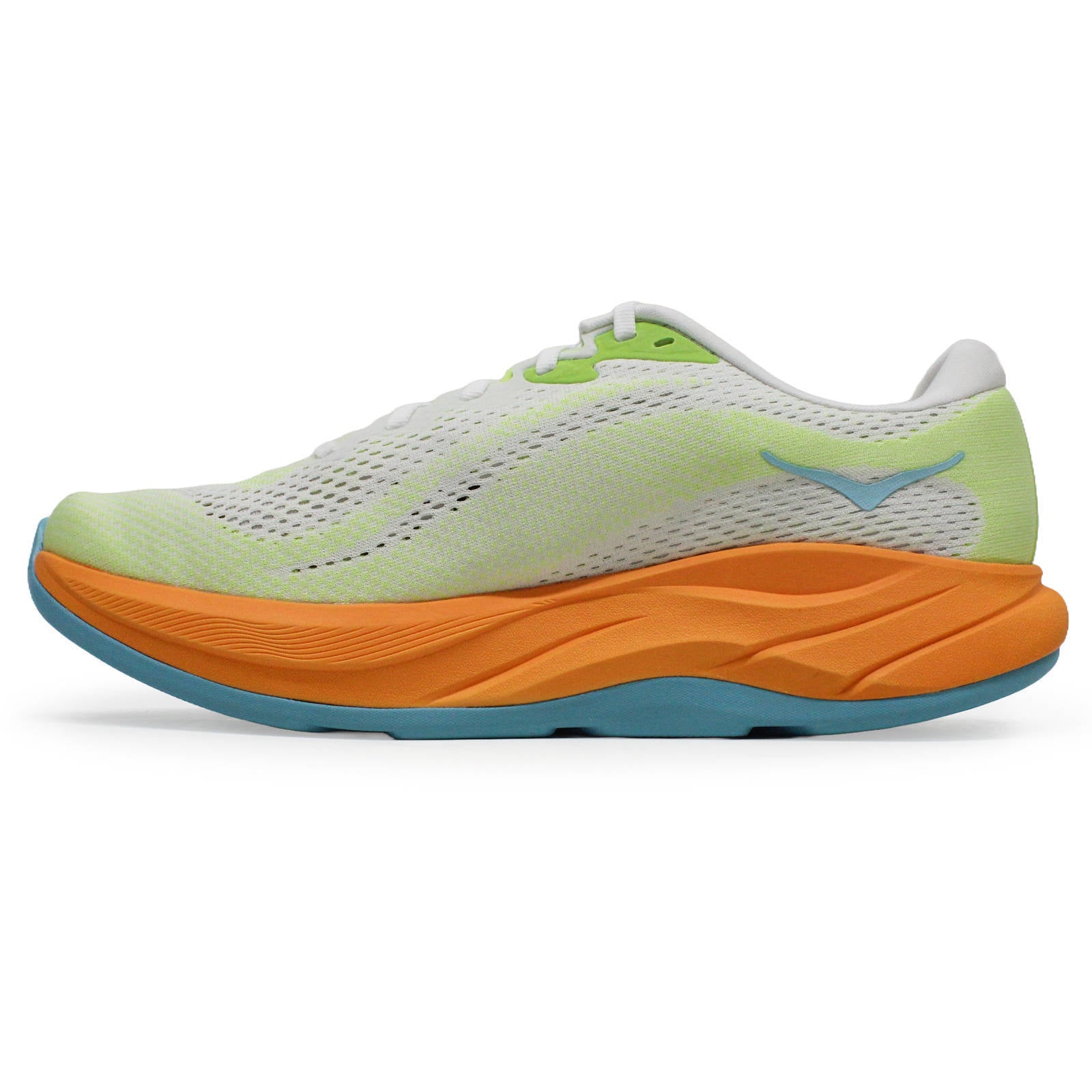 Hoka Rincon 4 Synthetic Textile Men's Running Shoes#color_frost lettuce