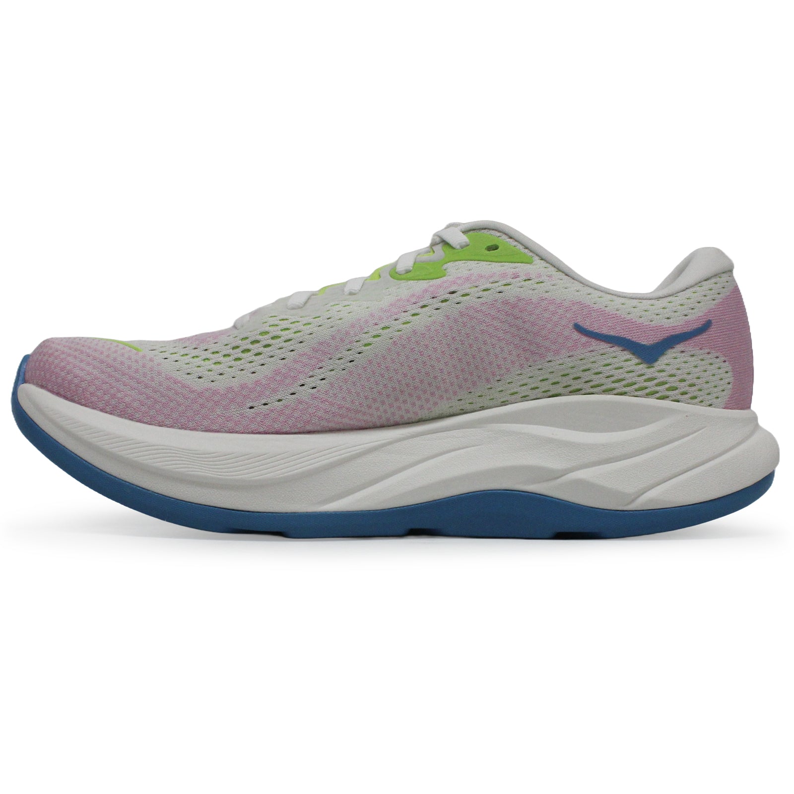 Hoka Rincon 4 Synthetic Textile Womens Trainers#color_frost pink twilight