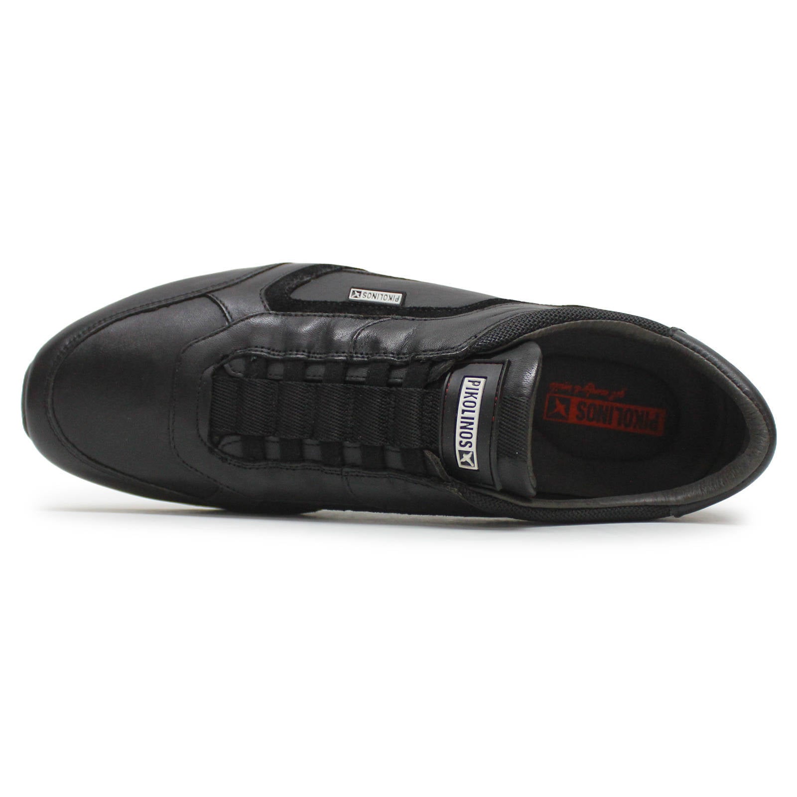 Pikolinos Cambil M5N-6247 Leather Textile Mens Trainers#color_black