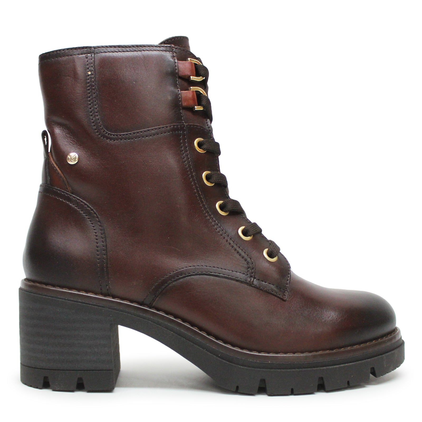 Pikolinos Soria W0B-8552C1 Leather Womens Boots - Caoba - 37#color_caoba