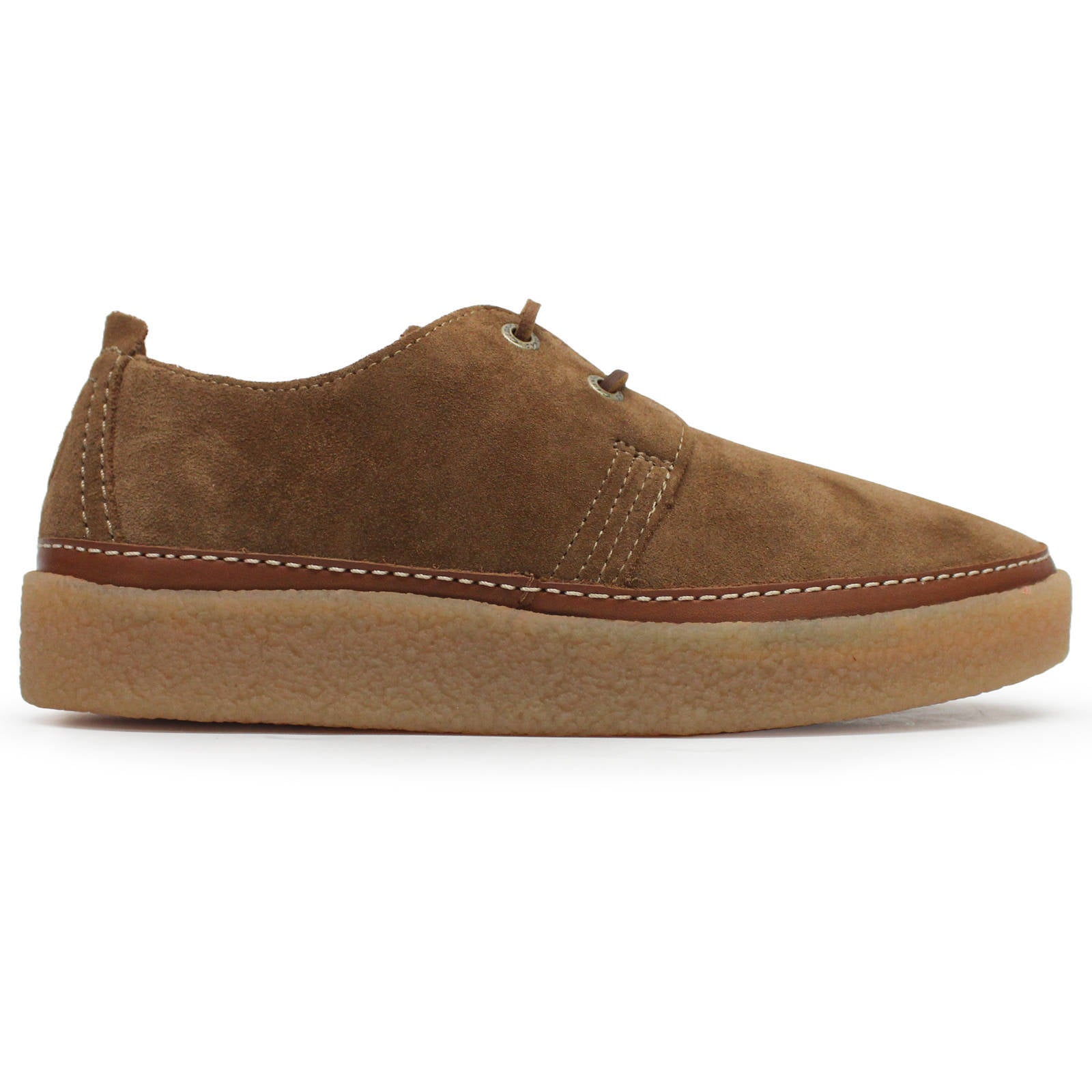 Clarks Clarkwood Low Suede Mens Shoes#color_cola