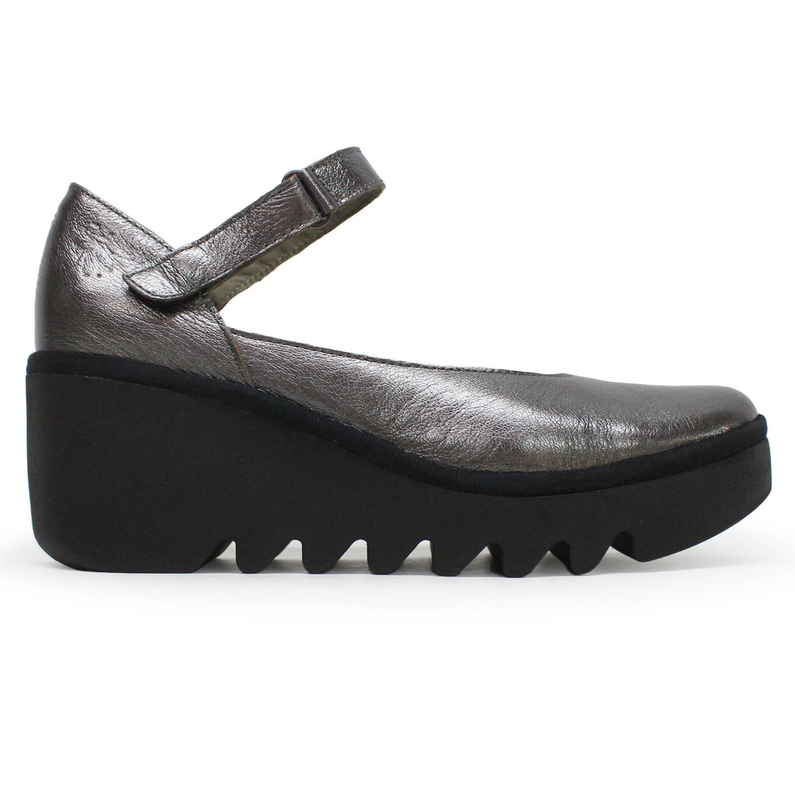 Fly London BAWO543FLY Idra Leather Womens Shoes#color_graphite