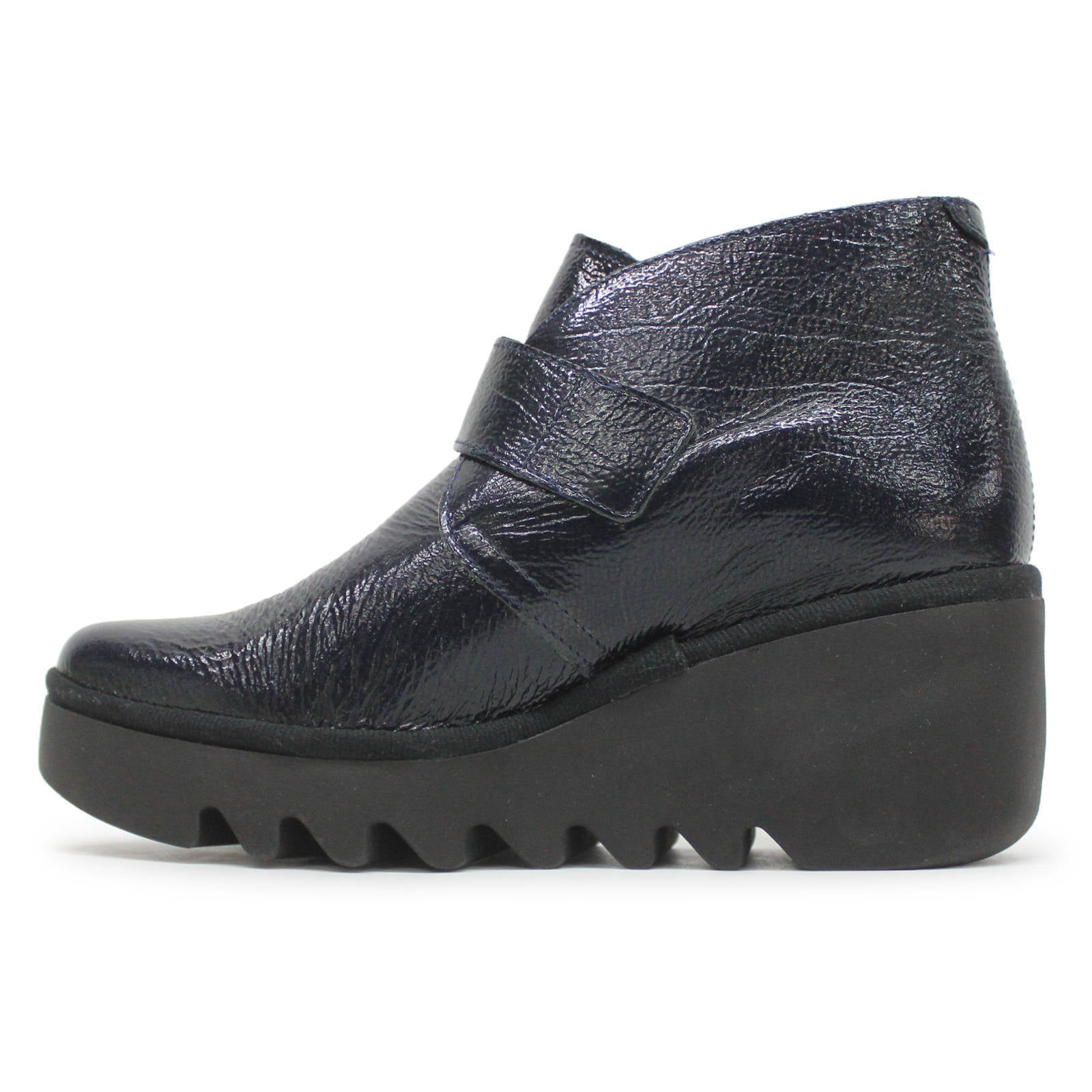 Fly London BIRT397FLY Rock Leather Womens Boots#color_navy