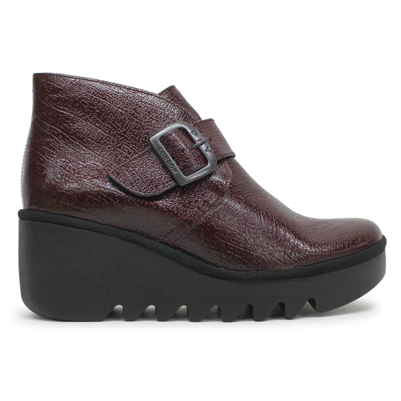 Fly London BIRT397FLY Rock Leather Womens Boots#color_wine