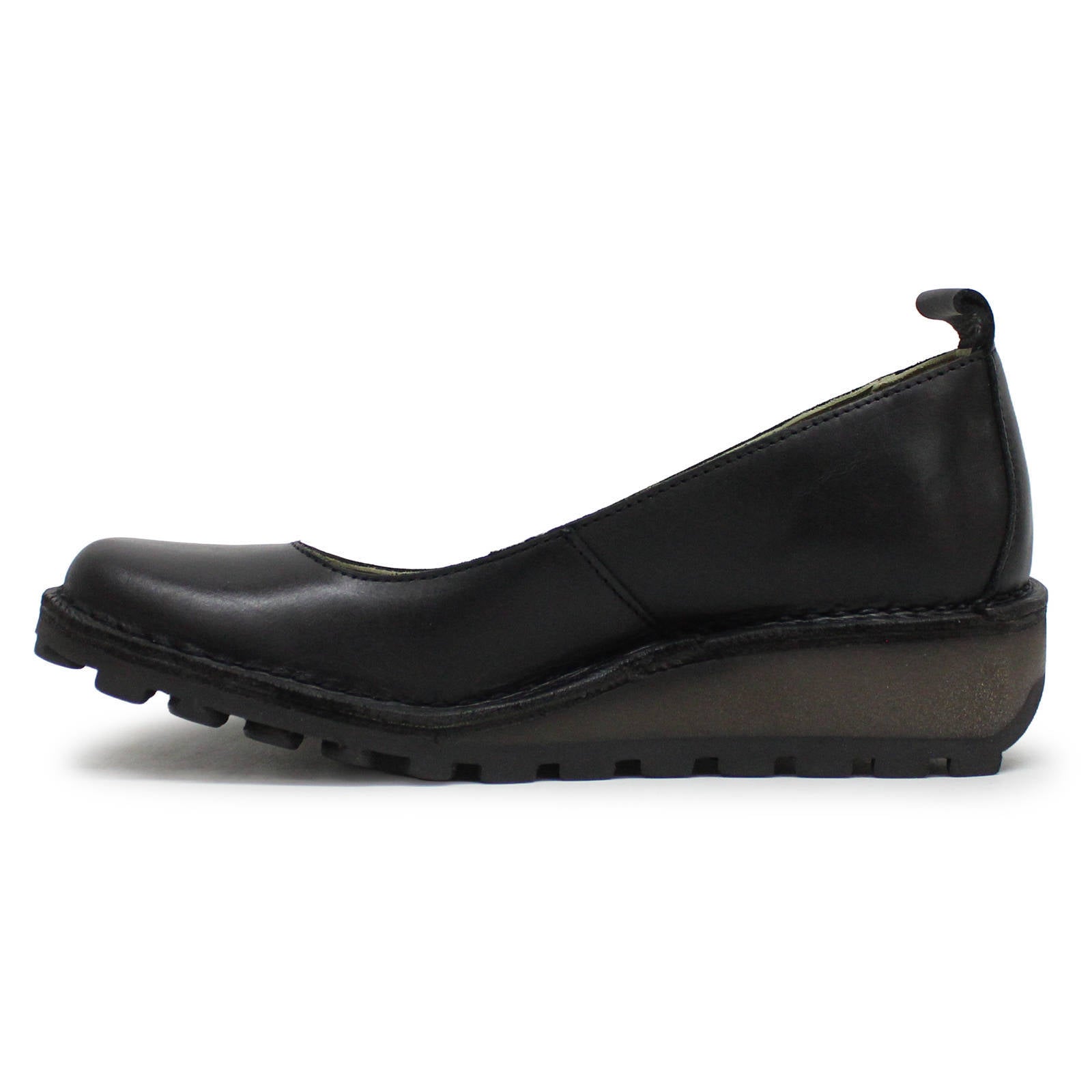 Fly London MEWI121FLY Rug Leather Womens Shoes#color_black