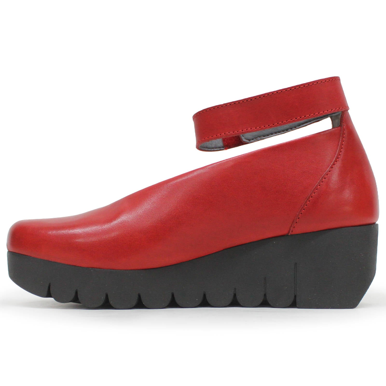 Fly London VILY161FLY Burn Leather Womens Shoes#color_red