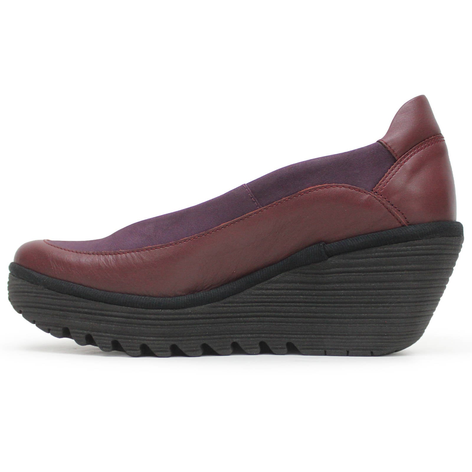 Fly London YEKA530FLY Cupido Dublin Leather Womens Shoes#color_wine wine