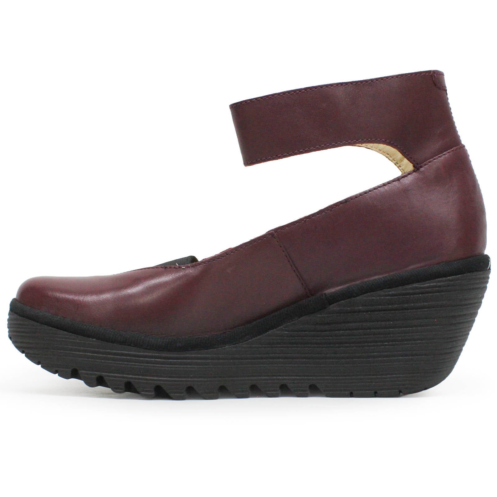 Fly London YOUS529FLY Dublin Leather Womens Shoes#color_wine