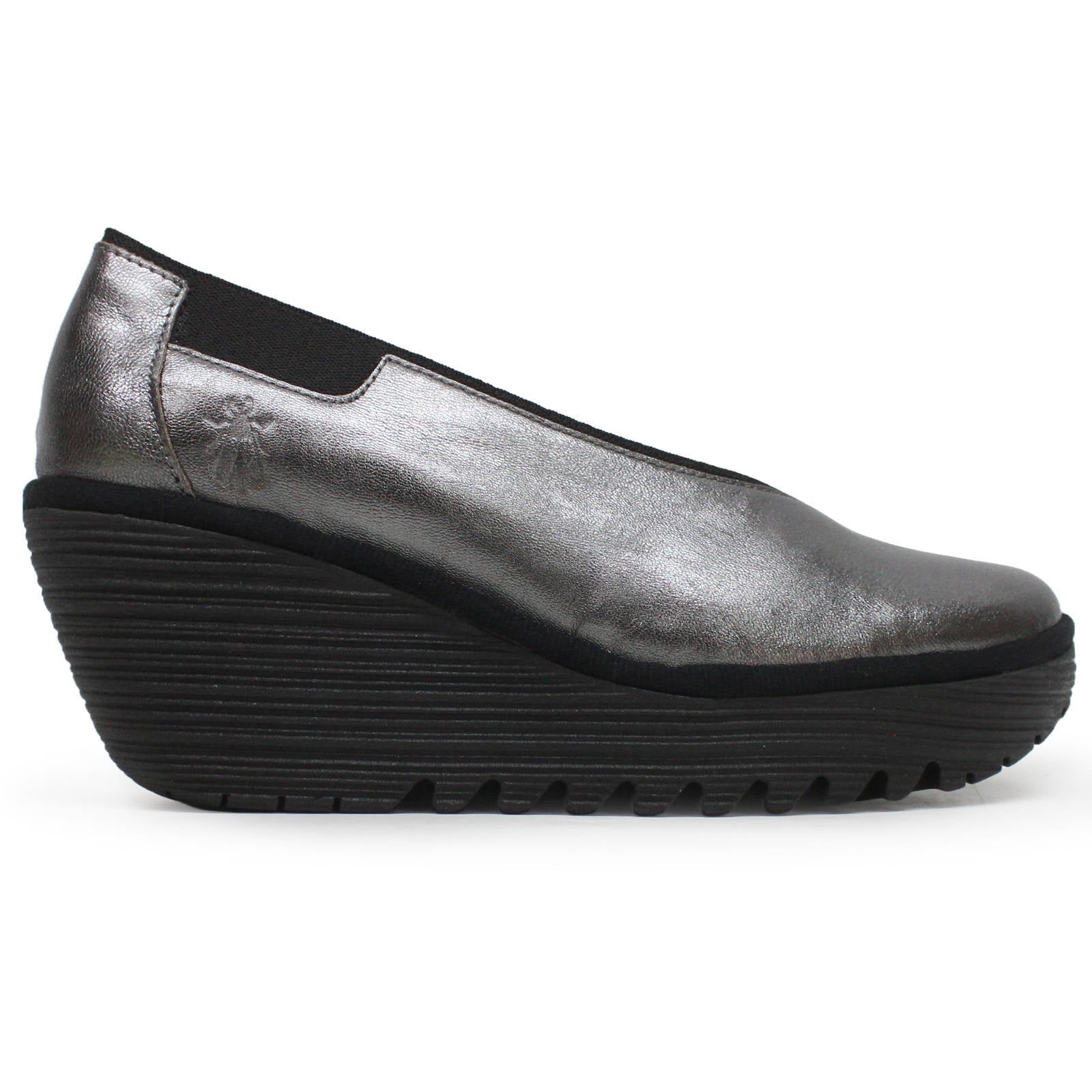 Fly London YOZA438FLY Idra Leather Womens Shoes#color_graphite