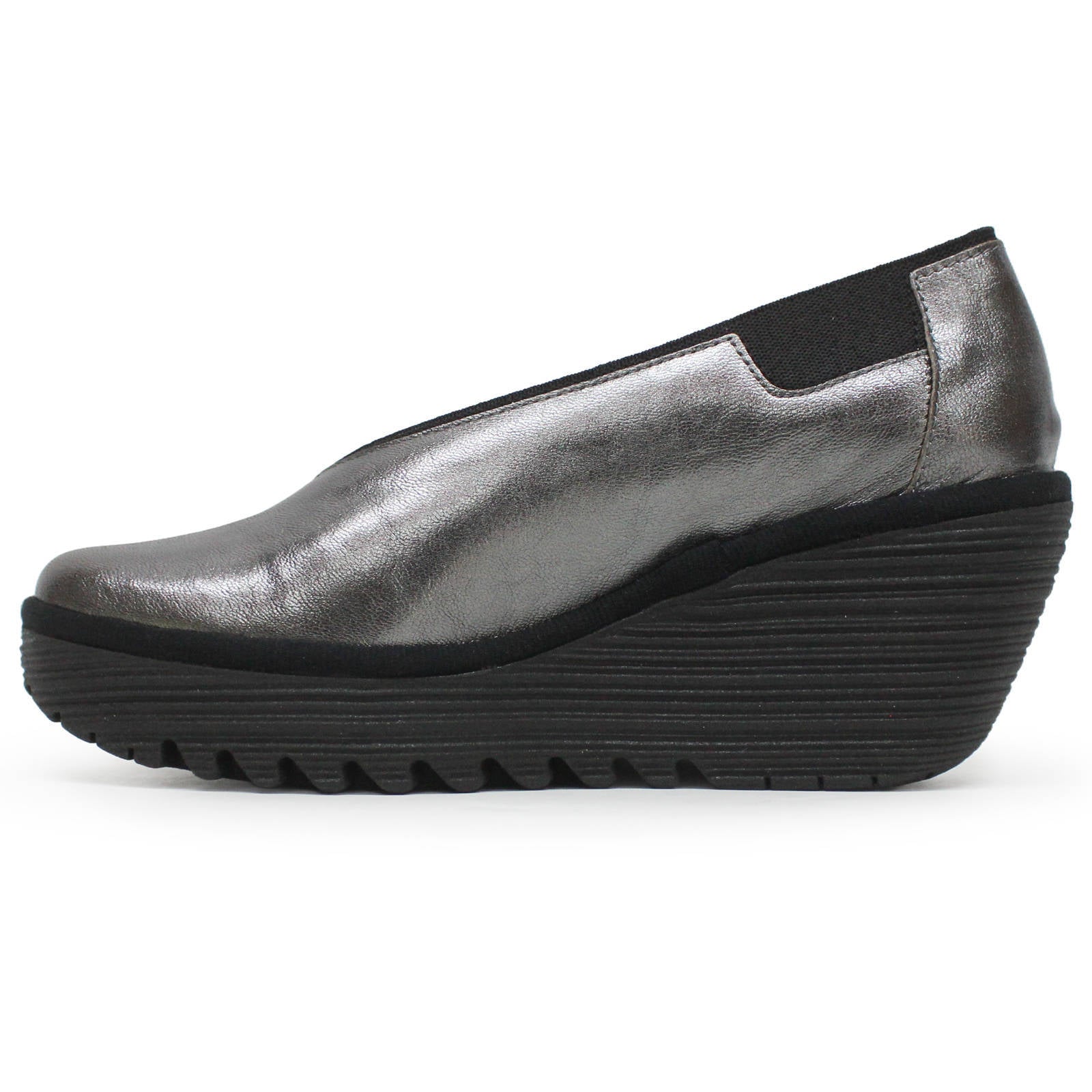 Fly London YOZA438FLY Idra Leather Womens Shoes#color_graphite