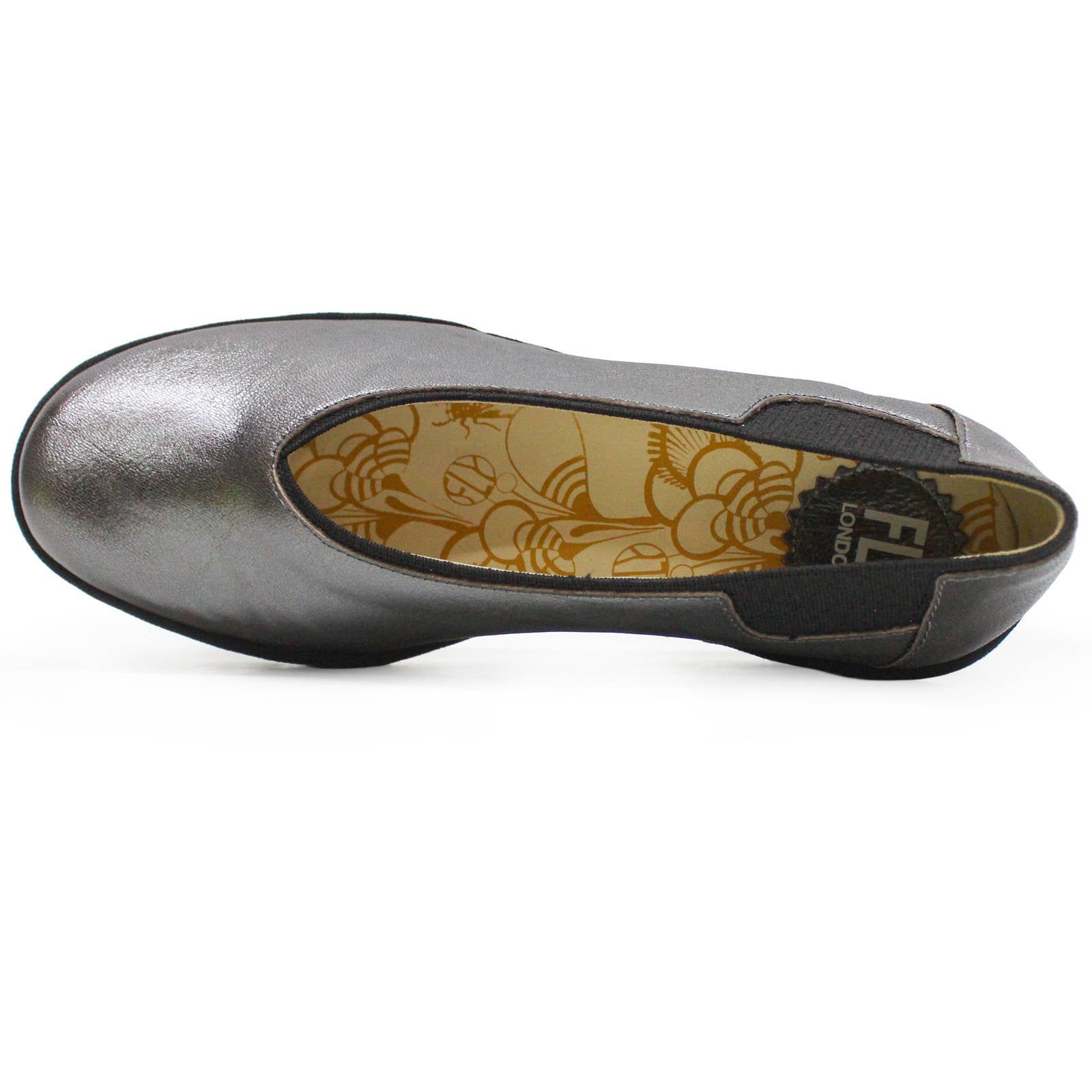 Fly London YOZA438FLY Idra Leather Womens Shoes#color_graphite